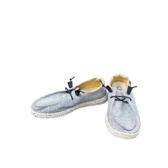 Hey Dude Wendy Womens Gray Slip-On Loafers Casual Shoes Size 6 SKU 8757 - Picture 2 of 16